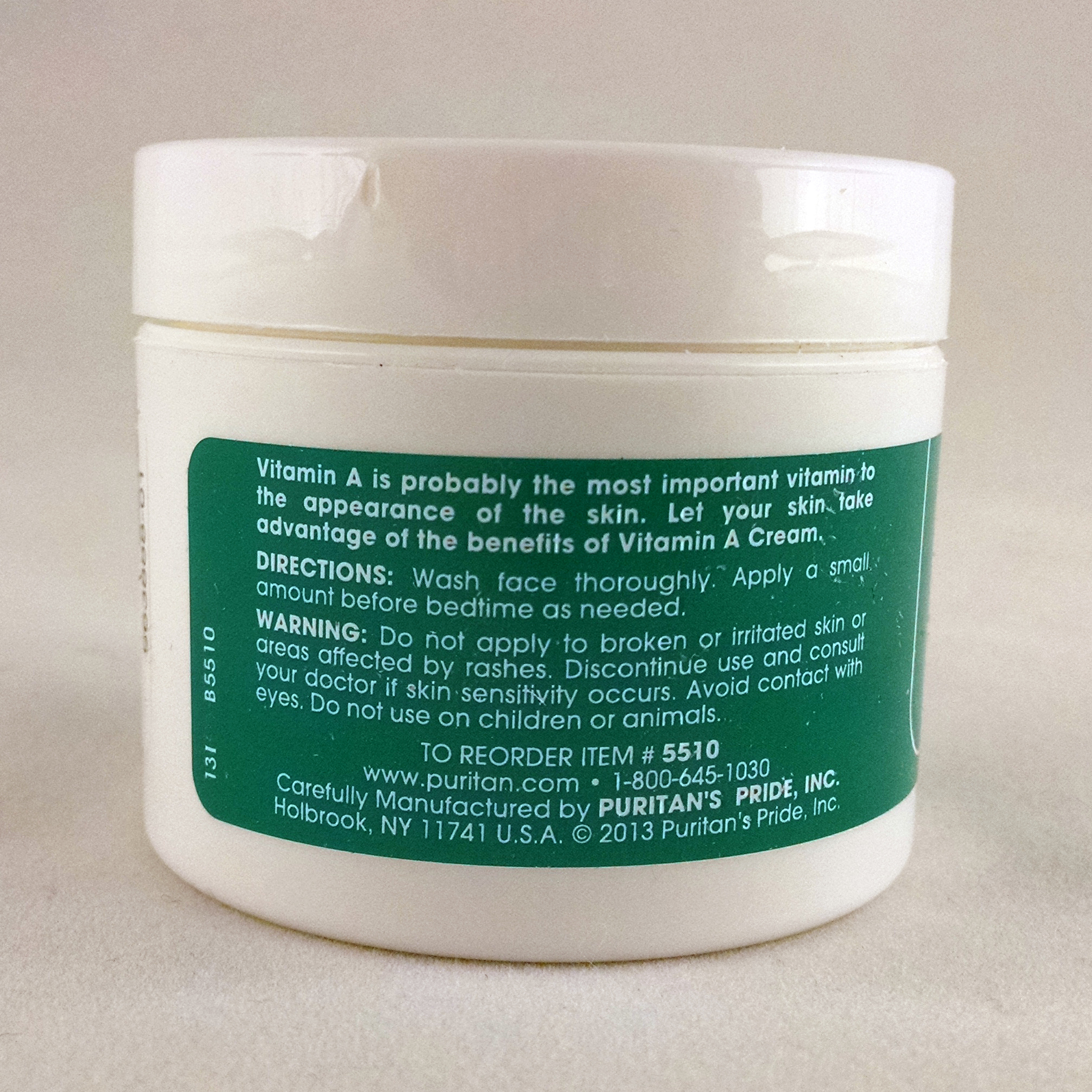 Details About Puritans Pride Retinol Cream Vitamin A 100000 Iu 2 Ounce Moisturizer Skin Care